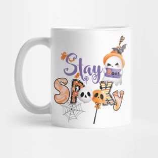 Stay spooky ghost skulls Mug
